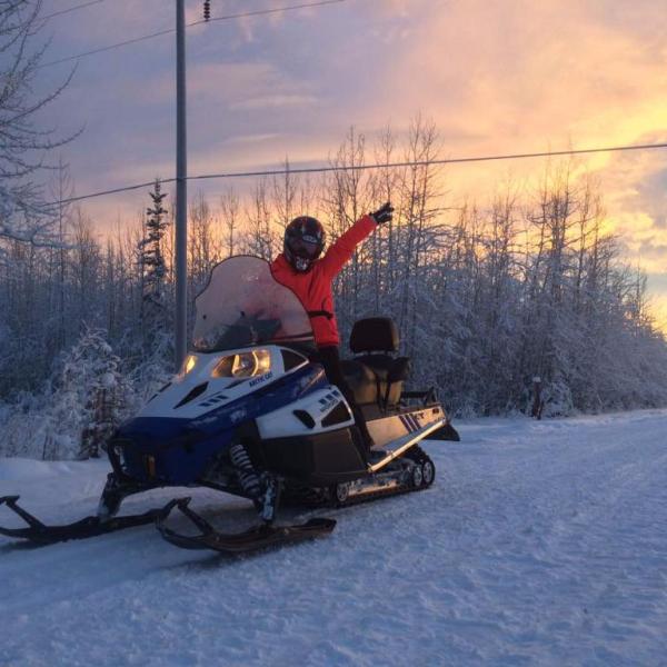 Winter tours in Fairbanks Alaska - snowmobile adventures